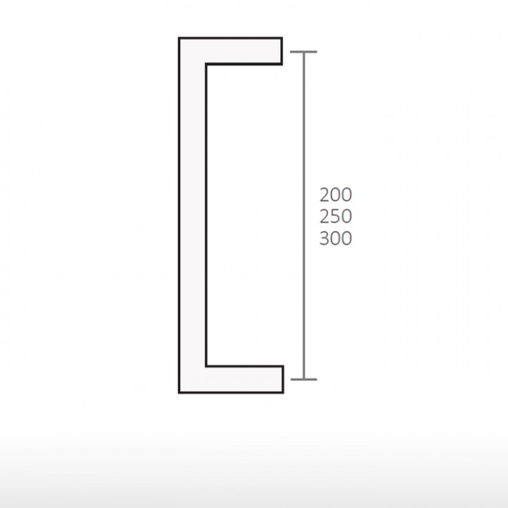 Asa GS8002 - GS DOORS - desenho tecnico