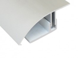 Adapting profile 52 mm - Aluminium series w/ PVC base
