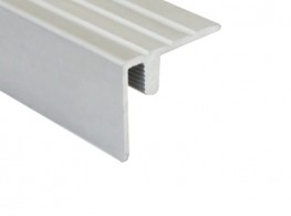 Perfil base de escalera aluminio 25mm