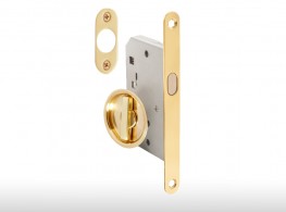 Kit round lock for sliding door - 3862